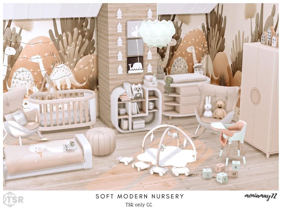 Скриншот мода Детская комната Soft Modern Nursery СС (лот)